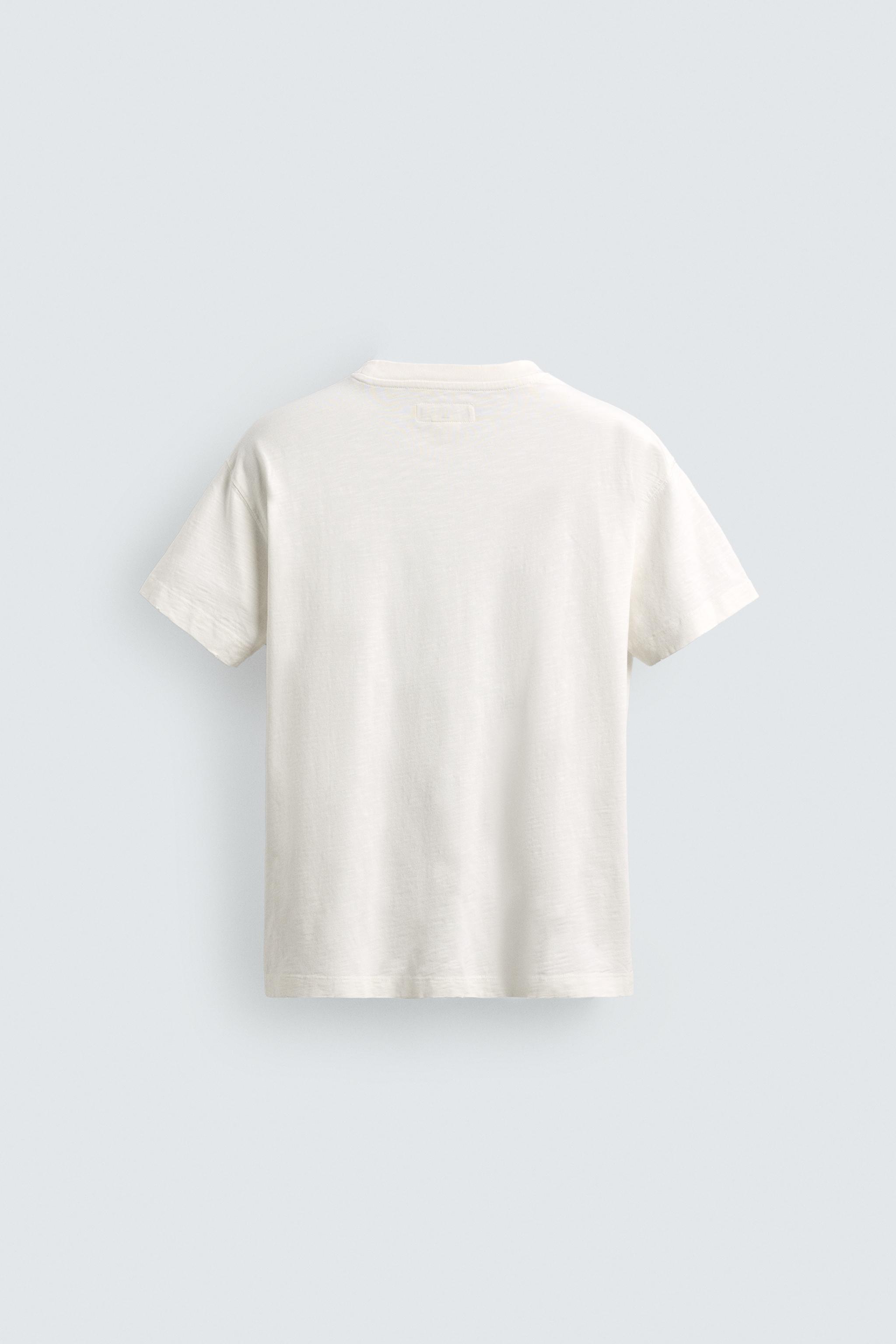 WASHED TEXT BOXY FIT T-SHIRT